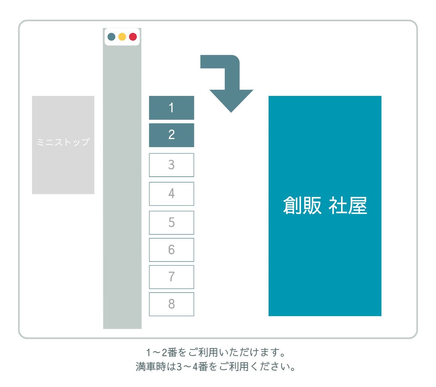 駐車場のご案内